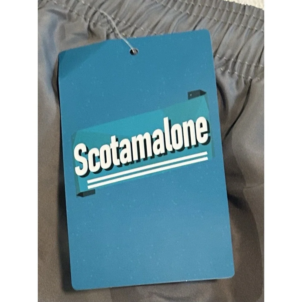 New Scotamalone Mens Swim‎ Swimming Shorts Swimsuit Trunks Size XXXL 3X Grey NWT
